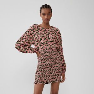 ZARA Rose Printed Dress